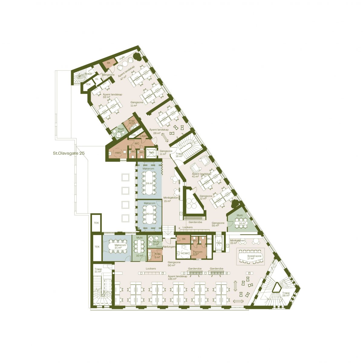 Møbleringsplan 3.etg